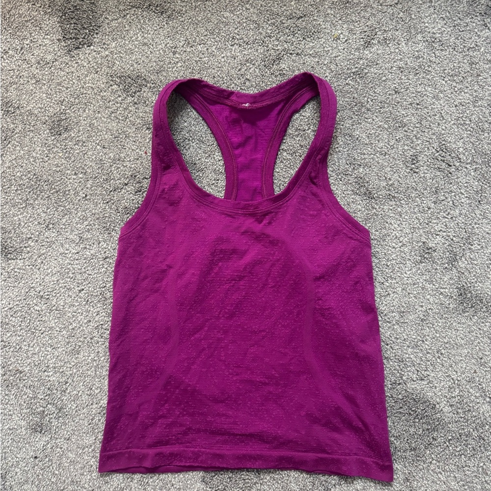 Lululemon Swiftly Tech Racerback Tank Top - Magenta - Size 4